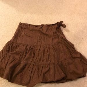 Brown skirt